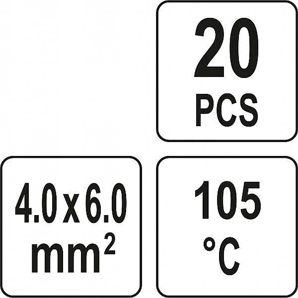 Złączki rurki koszulki termokurczliwe z cyną 20szt