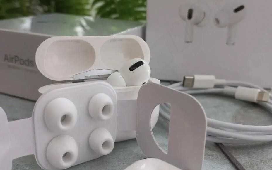 АирПодс Pro Беспроводные Наушники с шумоподавлением+чехол