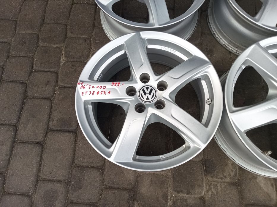 Alufelgi 16 5x100 do Audi A3 Seat Leon Golf 4