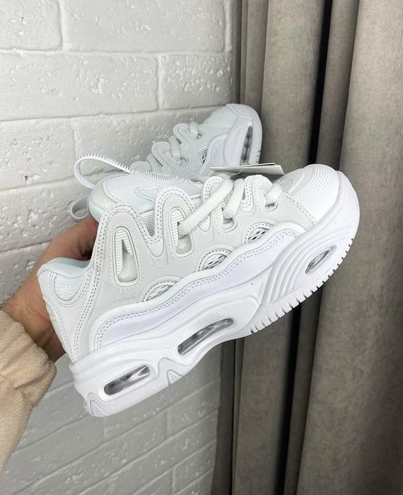 Чоловічі масивні кросівки Osiris D3 White стильні скейт кроси