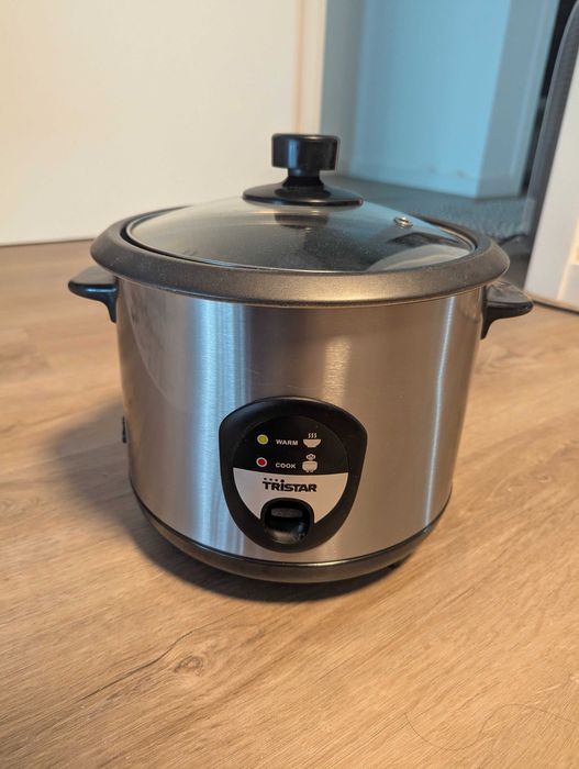 Panela de arroz usada