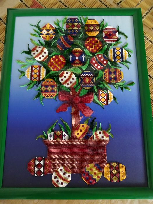 Картина вышитая бисером