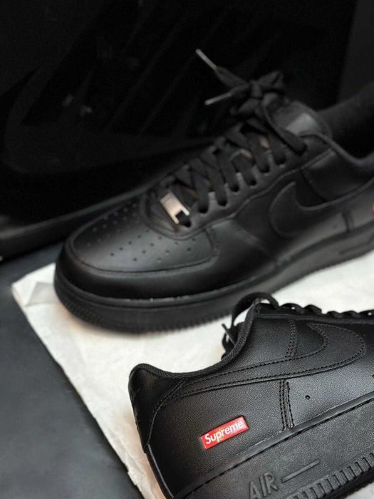 Nike Air Force 1 Low Supreme Black R.42