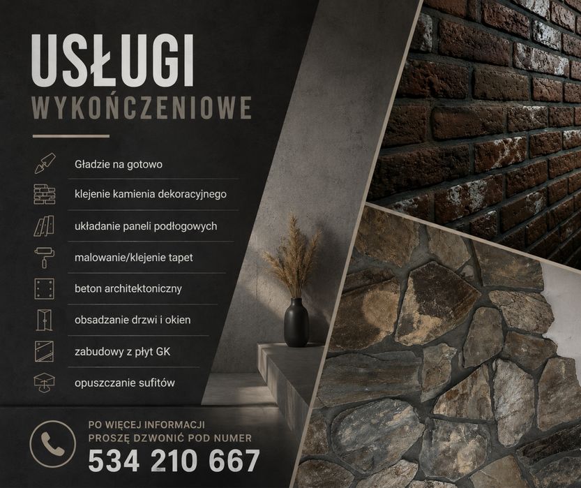 Wykończenia domów i mieszkań