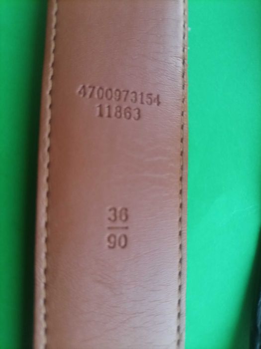 Lauren Ralph Lauren pasek męski skórzany