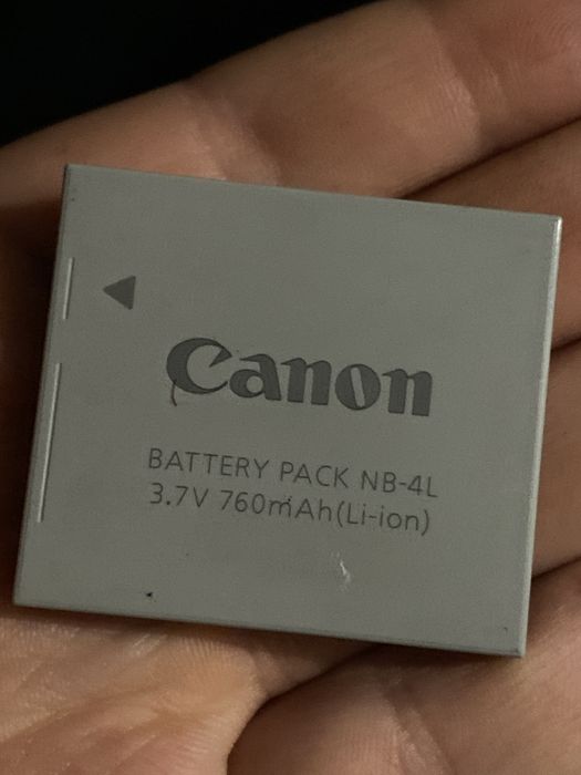 Bateria Canon NB-4L 3.7V 760mAh (Li-ion)
