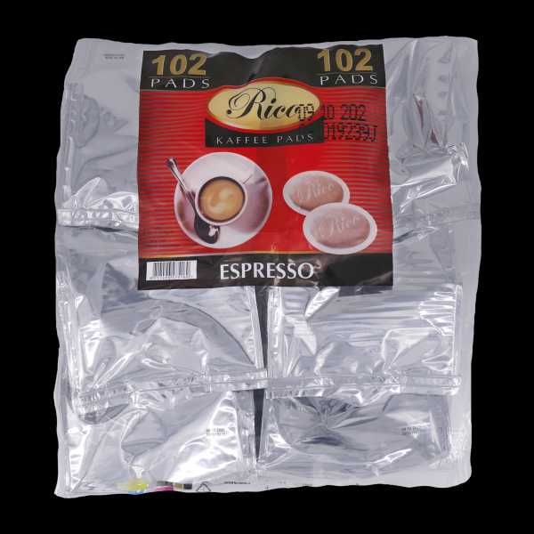 Кофе Rico. 62мм 102 штуки , монодозы. капсулы таблетки чалды пады
