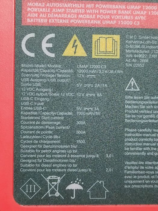 Booster de arranque / powerbank