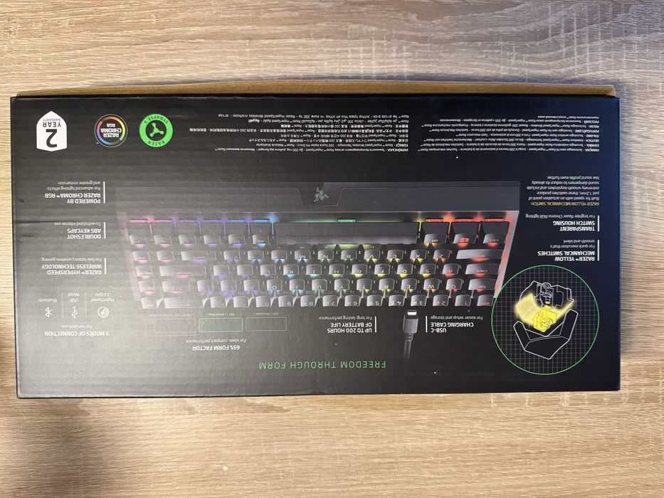 Klawiatura Razer Blackwidow v3 mini hyperspeed