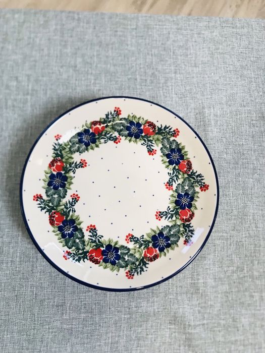 Talerz wianek 20 cm Ceramika Bolesławiec