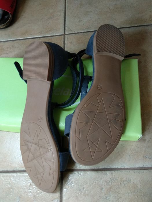 Buty sandały 37 kolor pastelowy niebieski nowe