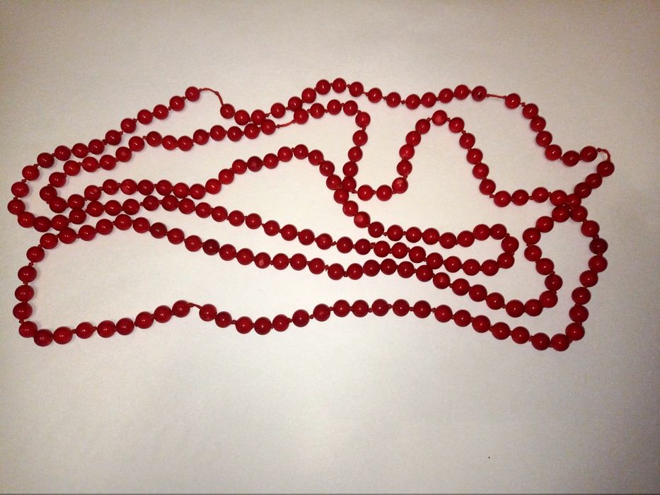 Бусы, ожерелье Коралл