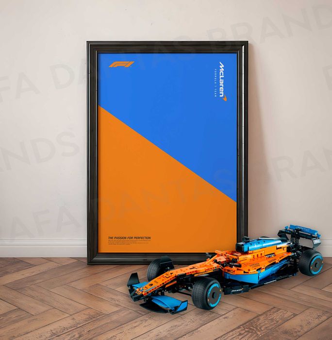 Poster para impressão McLaren F1 Lego MOD2