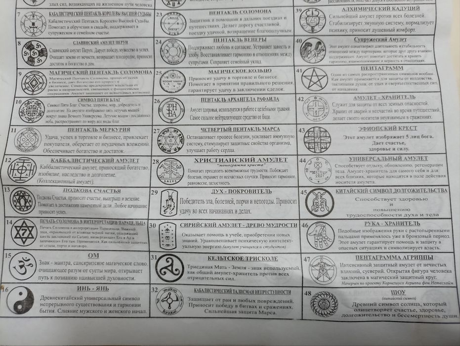 Амулеты и талисманы