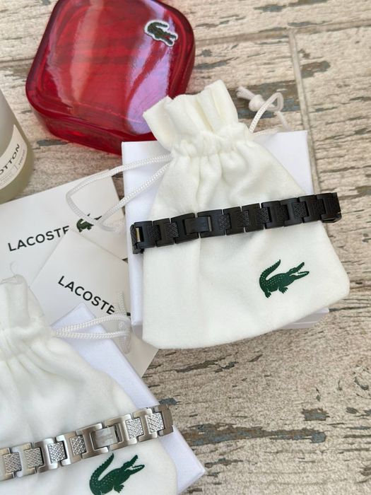 Подарунок хлопцю чоловікові дівчині на 14 лютого Браслет Lacoste