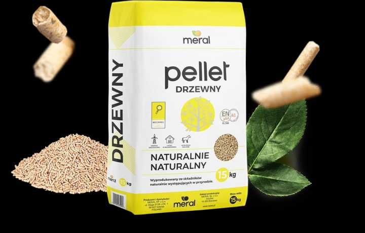 Pellet Drzewny 100% iglasty 6mm ENPLUS A1 MERAL POLSKI DOSTAWA DARMOWA