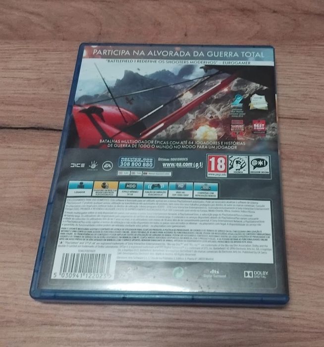 Jogo PS4- Battlefield 1- Praticamente novo