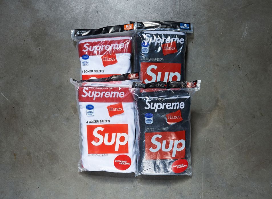 Оригінал! Supreme/Hanes Boxer Briefs (боксери/труси)