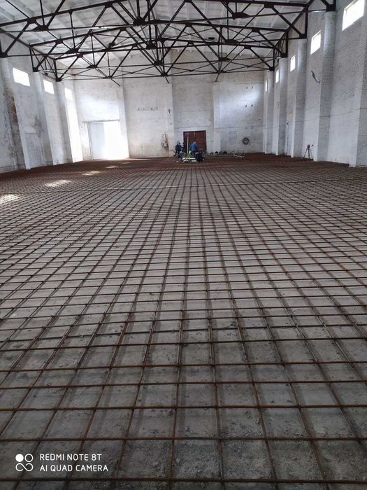 Бетонна підлога Промислові підлоги Стяжка
