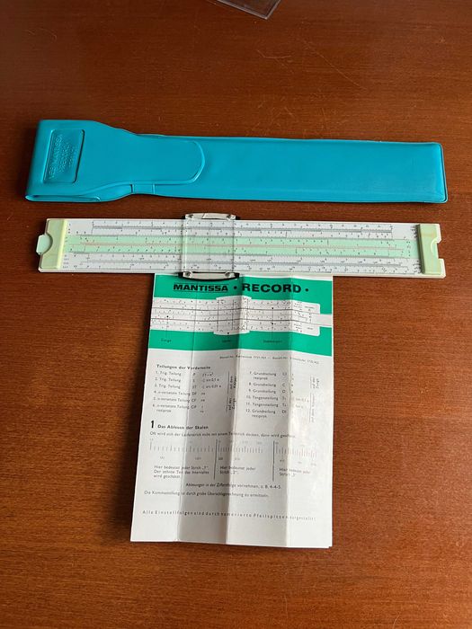 Régua de Cálculo VEB Mantissa Record (33 cm)