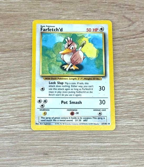Base Set Cartas Originais Pokémon TCG WOTC - ING