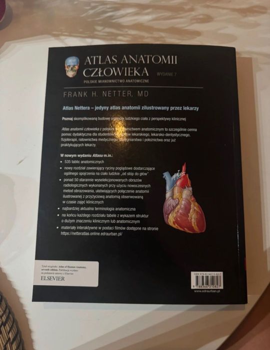 Atlas anatomii człowieka NETTER