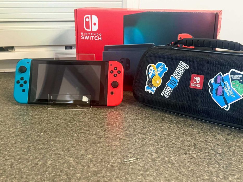 Nintendo Switch + 5 gier + Mario Kart Live (zestaw AR) – GOTOWY ZESTAW DO GRY