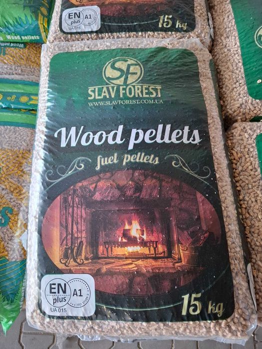 Pellet drzewny klasa Premium A1 paleta fi6 certyfikowany