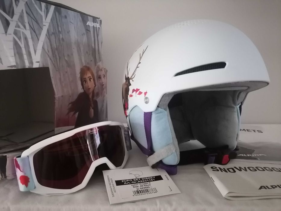 Kask narciarski dziecięcy Alpina Zupo Set Disney Frozen 2 XS/S 48-52cm