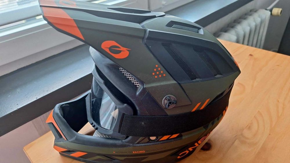 Kask Fullface z goglami