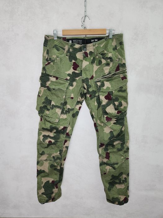 Камуфляжные Штаны карго брюки G star raw