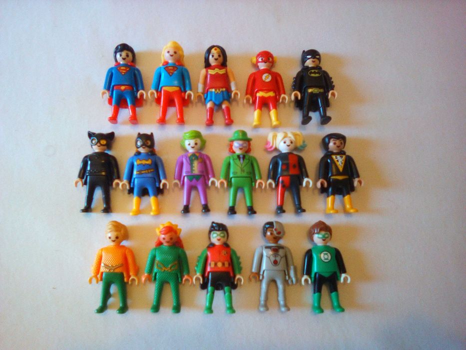 Playmobil Kinder Heróis DC Coleção Pack