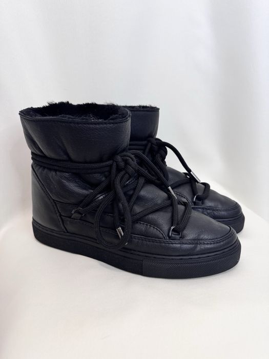 INUIKII Classic Leather Black Шкіряні зимові чоботи (41 р. / 27 см)