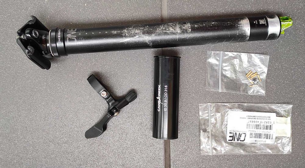 Sztyca regulowana ONEUP Components V2.1 180-160mm 30.9 + adapter 31.6
