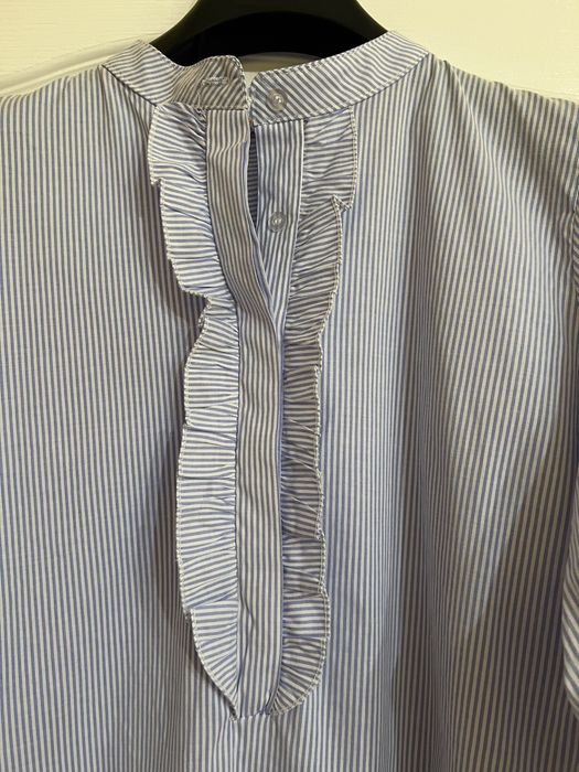 Рубашка для вагітних L-XL, дуже гарна, по спинці має подовжений крій