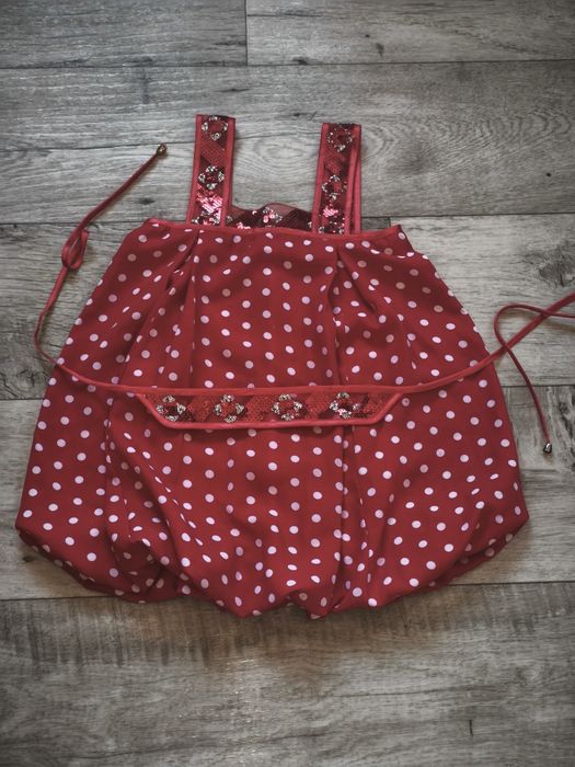 Сукня в горошок для дівчинки 2-5р