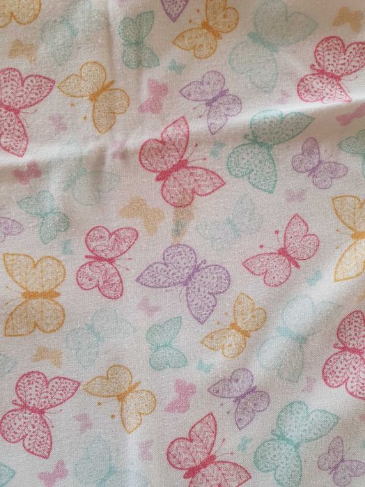 Bambusowy kocyk w motylki