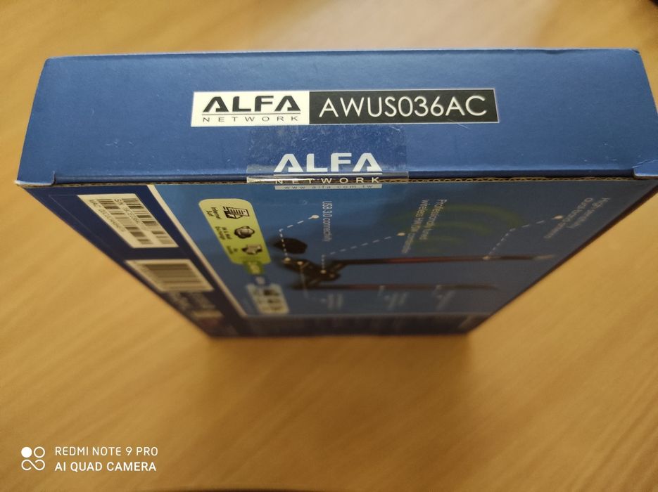 Alfa AWUS 036AC Wi-Fi Adapter оригинал, Kali Linux