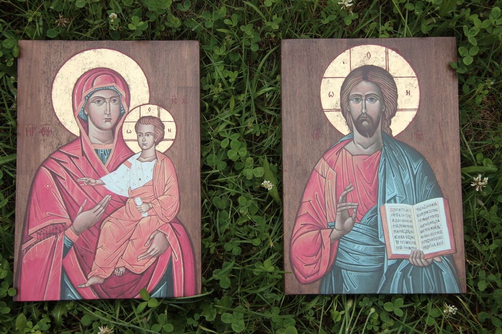 Ікони на весілля. Ікона під старовину. Икона