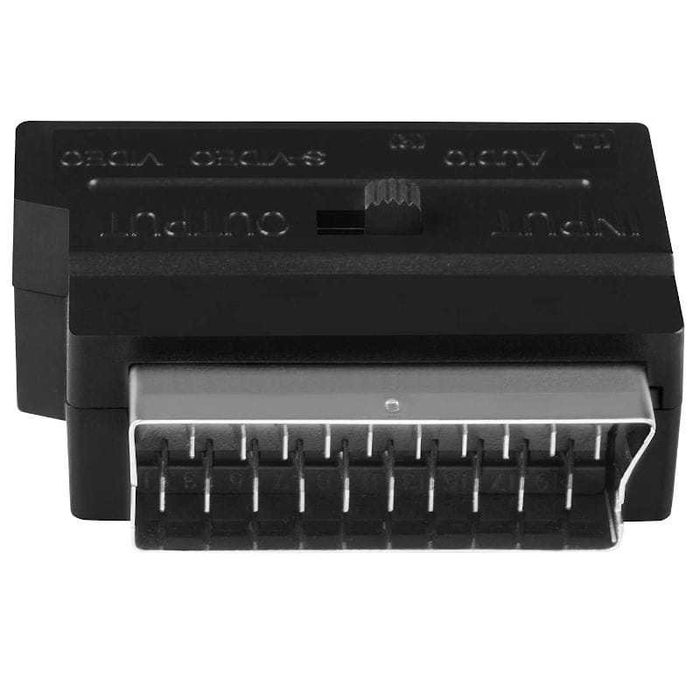 Adapter SCART - 3x RCA S-Video dwukierunkowy