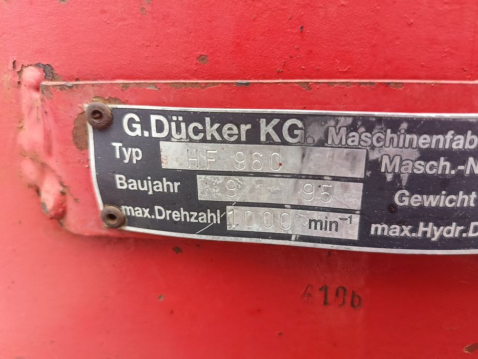 Rębak Ducker HF 960 do Unimoga i TUZ