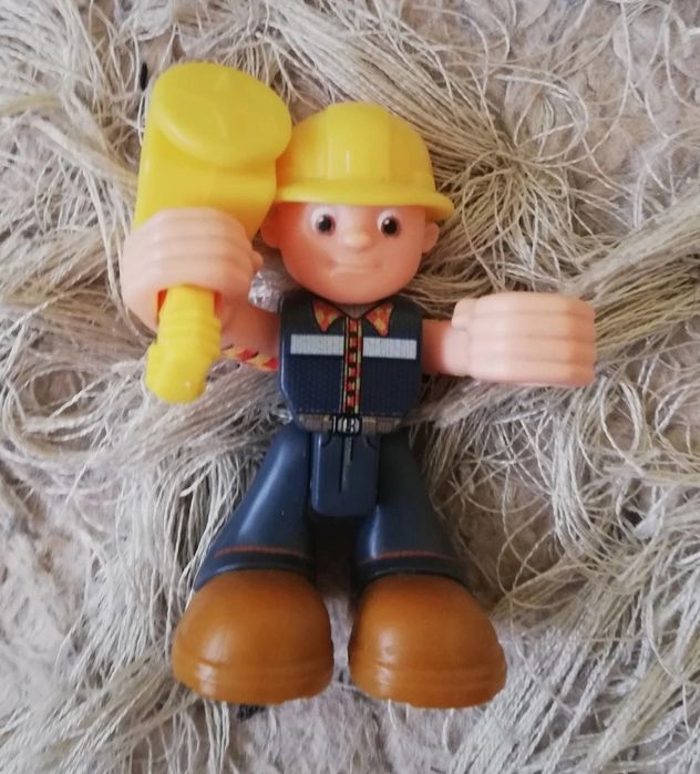 Duża koparka z figurką Bob Budowniczy, Mattel