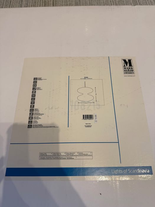 Candeeiro de teto em papel japonês Markslöjd