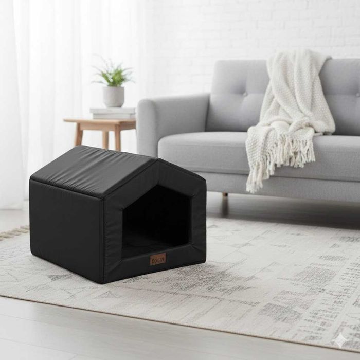 NOWA Buda Dla Psa Kota Do Domu Legowisko Domek Posłanie Materiał HIT