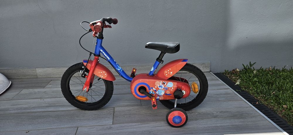 Bicicleta roda 14" 3-5 anos BTWIN