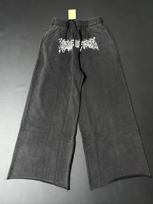 штаны Vetements Metalized Baggy Logo Sweat Pants