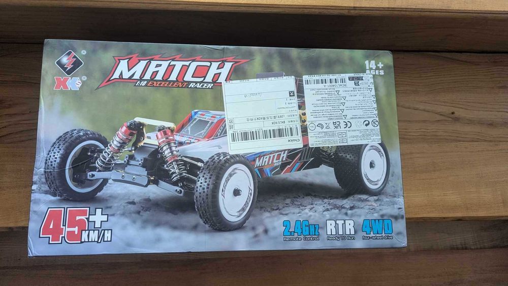 Samochód RC skala 1 do 10 WLtoys 104001 nowsza wersja B