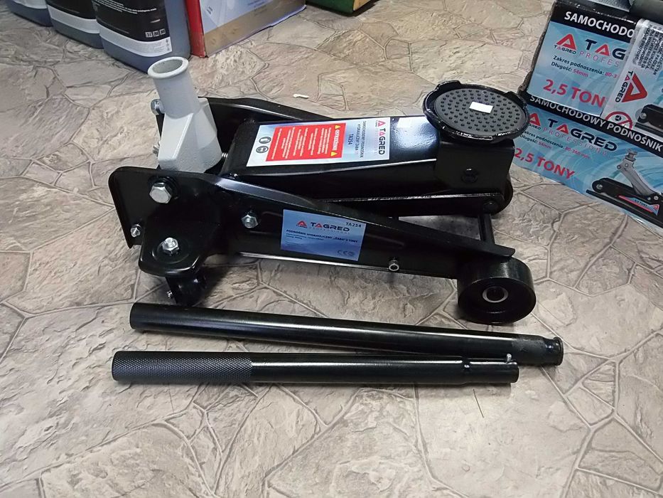 Podnośnik Samochodowy Niskoprofilowy Lewarek Żaba 3 T 3T Hydrauliczny