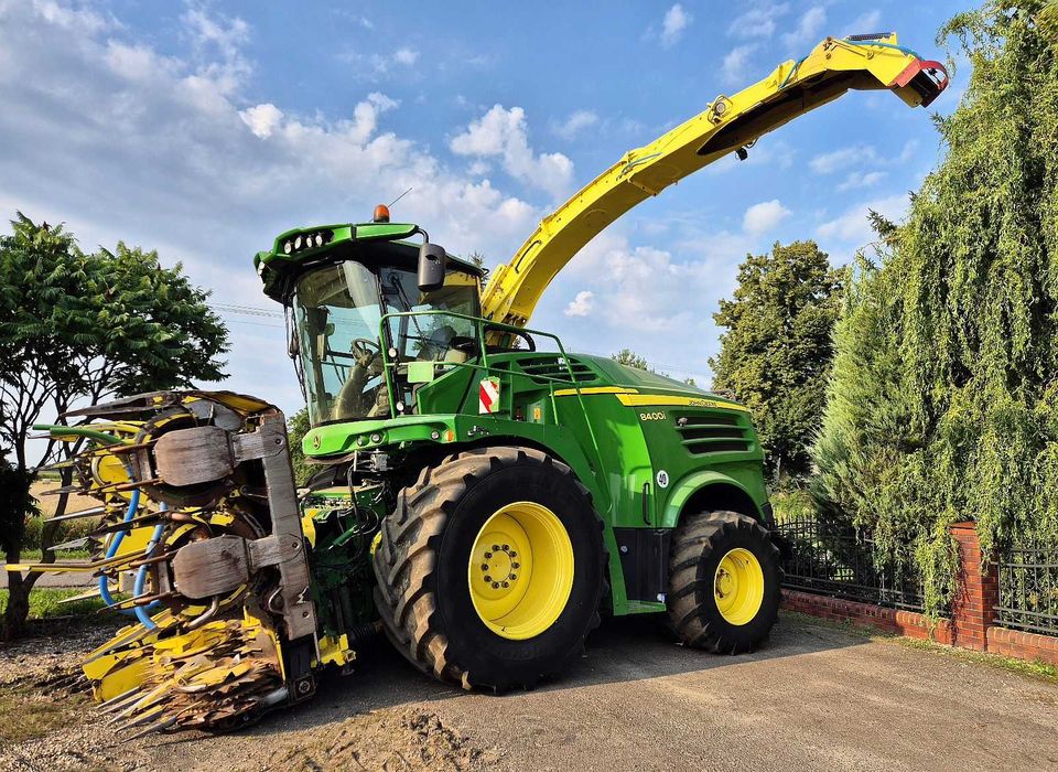 John Deere 8400i Kemper Plus 360 40km/h 4x4 sieczkarnia 8400 z Niemiec