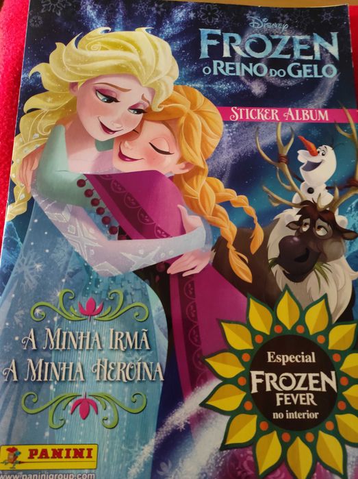 Álbum de cromos "Frozen, o reino do gelo"